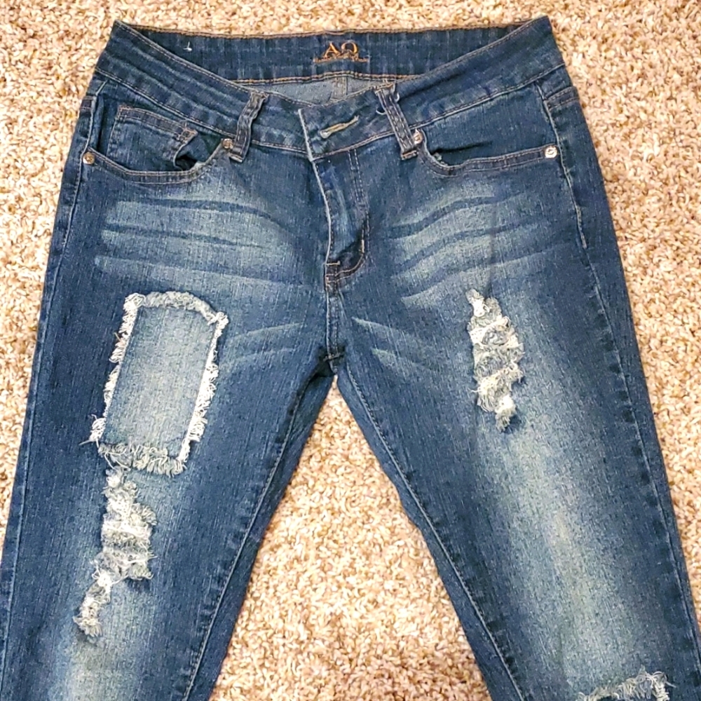AQ American Quality Jeans, Size 7 Blue Jeans